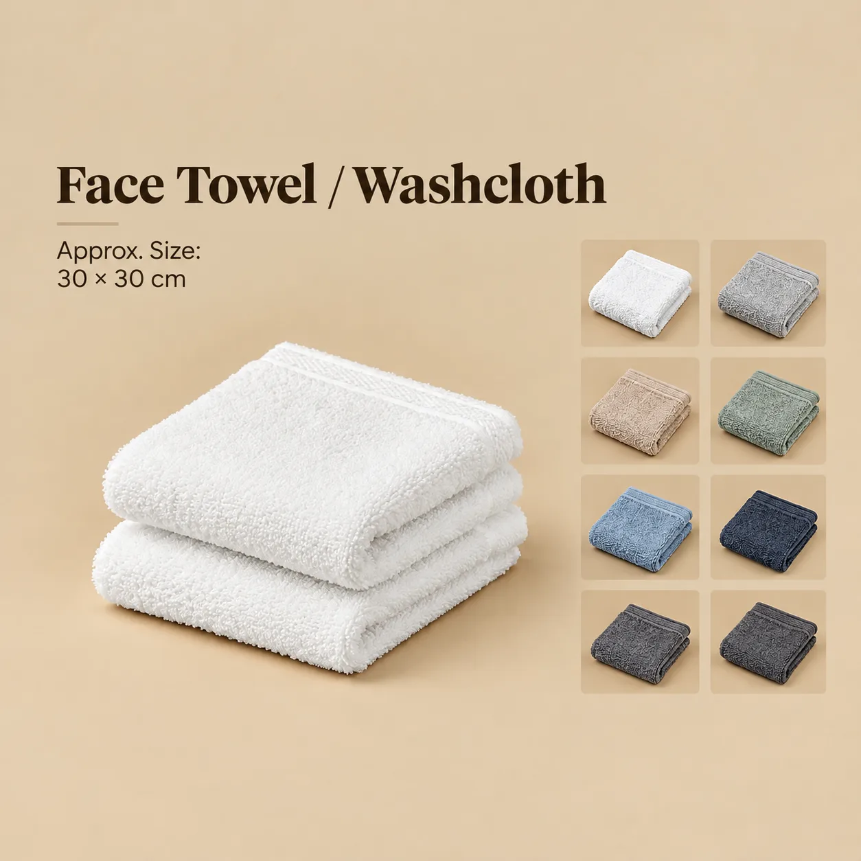 Face Towels & Washcloths